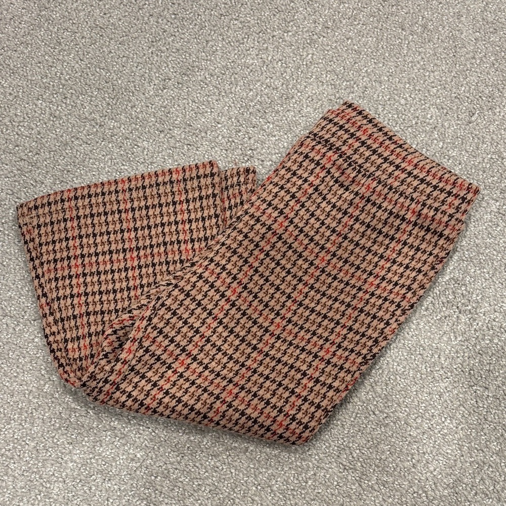 GAP Kids Brown and Black Houndstooth Pants